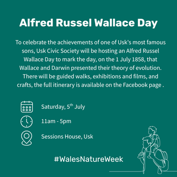 Alfred Russel Wallace Day Usk