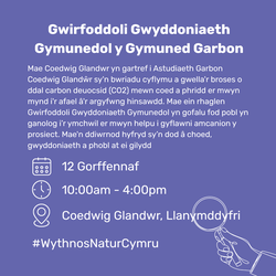 Gwirfoddoli Gwyddoniaeth Gymunedol Llanymddyfri