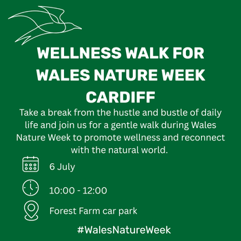 Wellness Walk for Wales Nature Week Cardiff